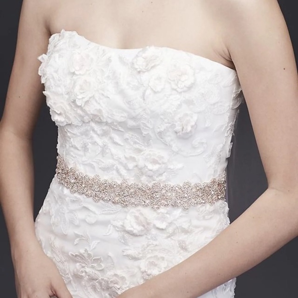 David’s bridal wedding dress belt